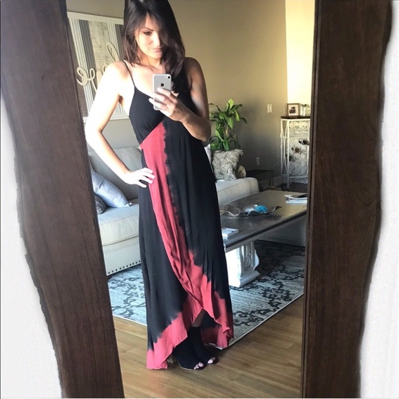 Bohemian Maxi Wrap Dress - Picture 2 of 2